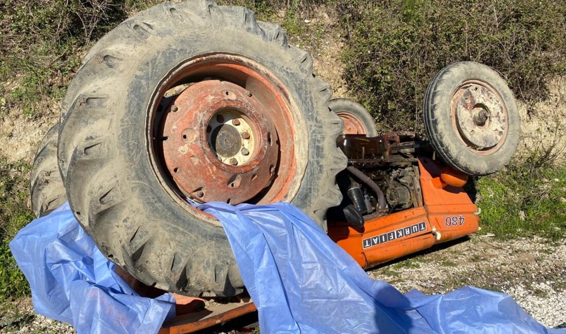 ANTALYA (AA) – Antalya'nın Serik ilçesinde devrilen traktörün altında kalan