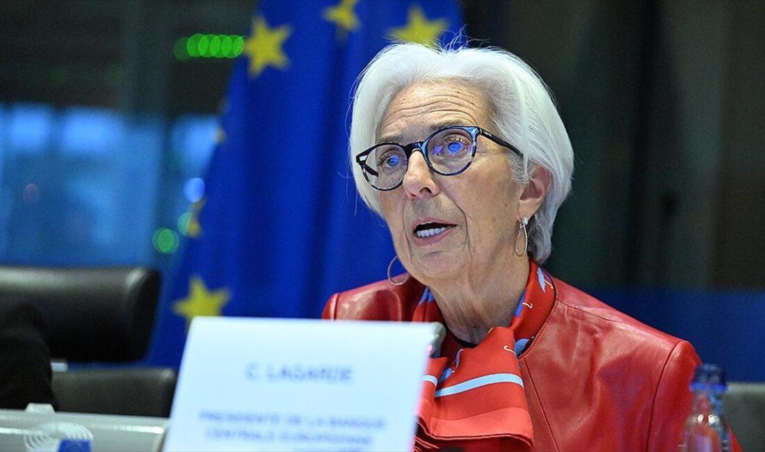 Avrupa Merkez Bankası Başkanı Christine Lagarde, "Mevcut faiz oranları seviyesi