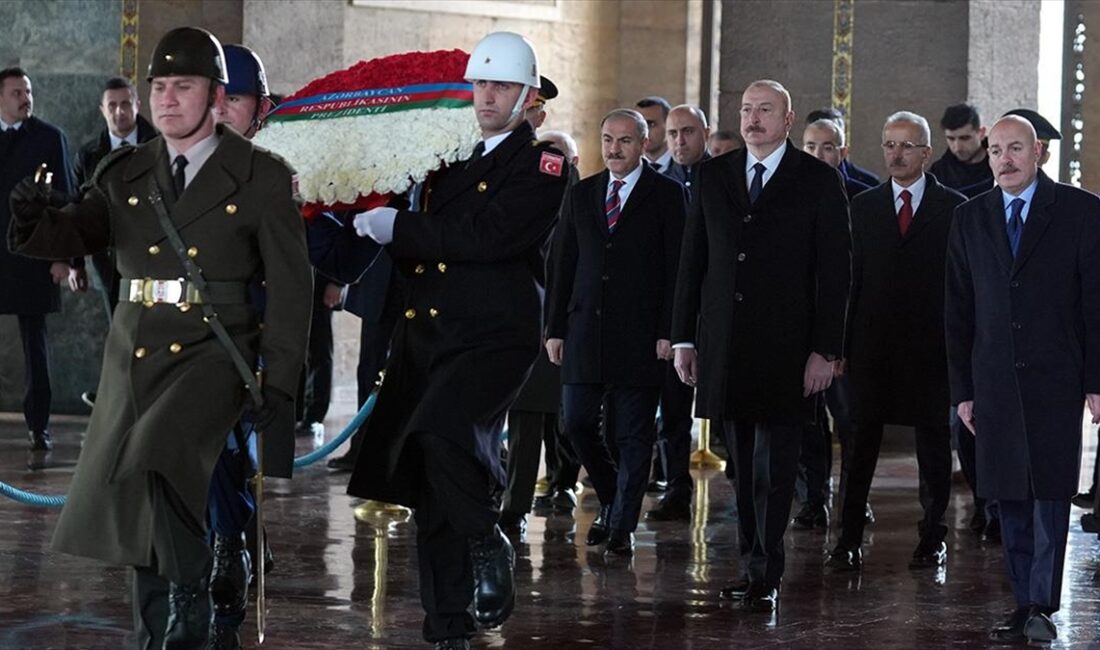 Resmi ziyaret için Türkiye'ye gelen Azerbaycan Cumhurbaşkanı İlham Aliyev, beraberindeki