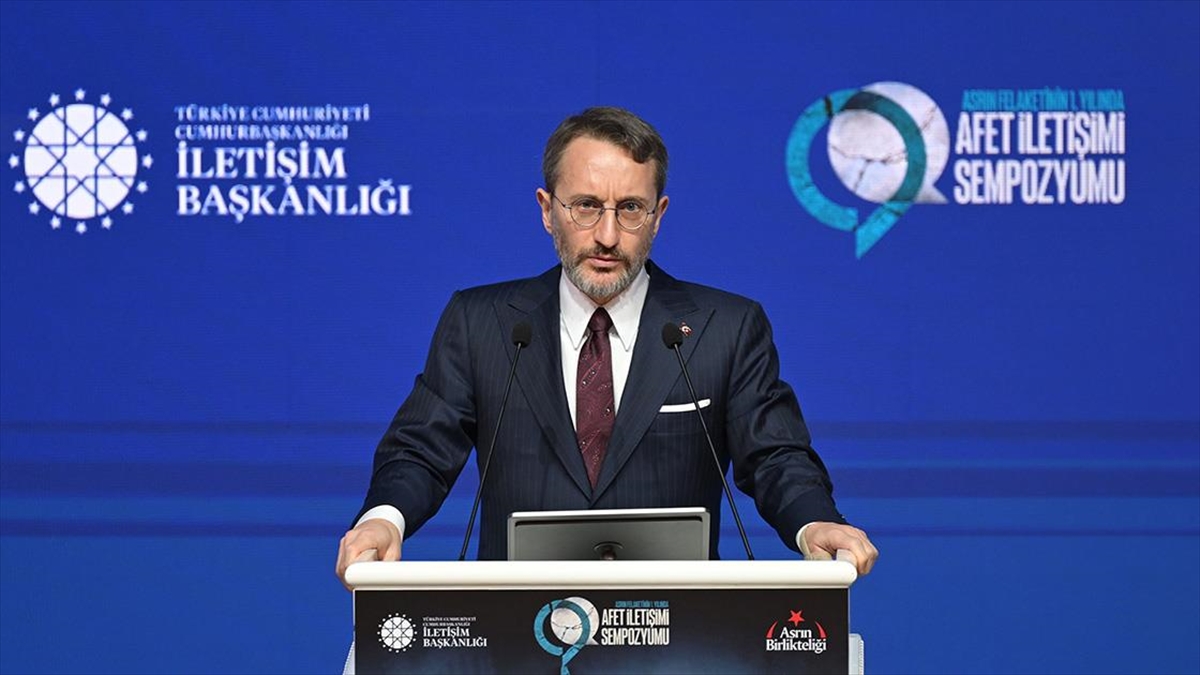 Cumhurbaşkanlığı İletişim Başkanı Fahrettin Altun, afet iletişiminin Türkiye İletişim Modelinin