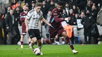 Trendyol Süper Lig'de 24. haftanın kapanış maçında Beşiktaş, sahasında Trabzonspor'u