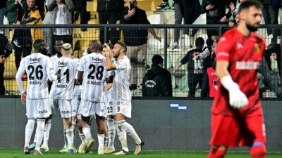 Trendyol Süper Lig'in 27. haftasında İstanbulspor'u 2-0 mağlup eden Beşiktaş,