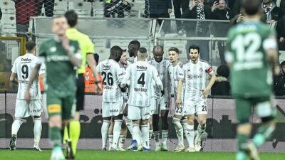 Beşiktaş, Trendyol Süper Lig'in 26. haftasında ağırladığı TÜMOSAN Konyaspor'u 2-0