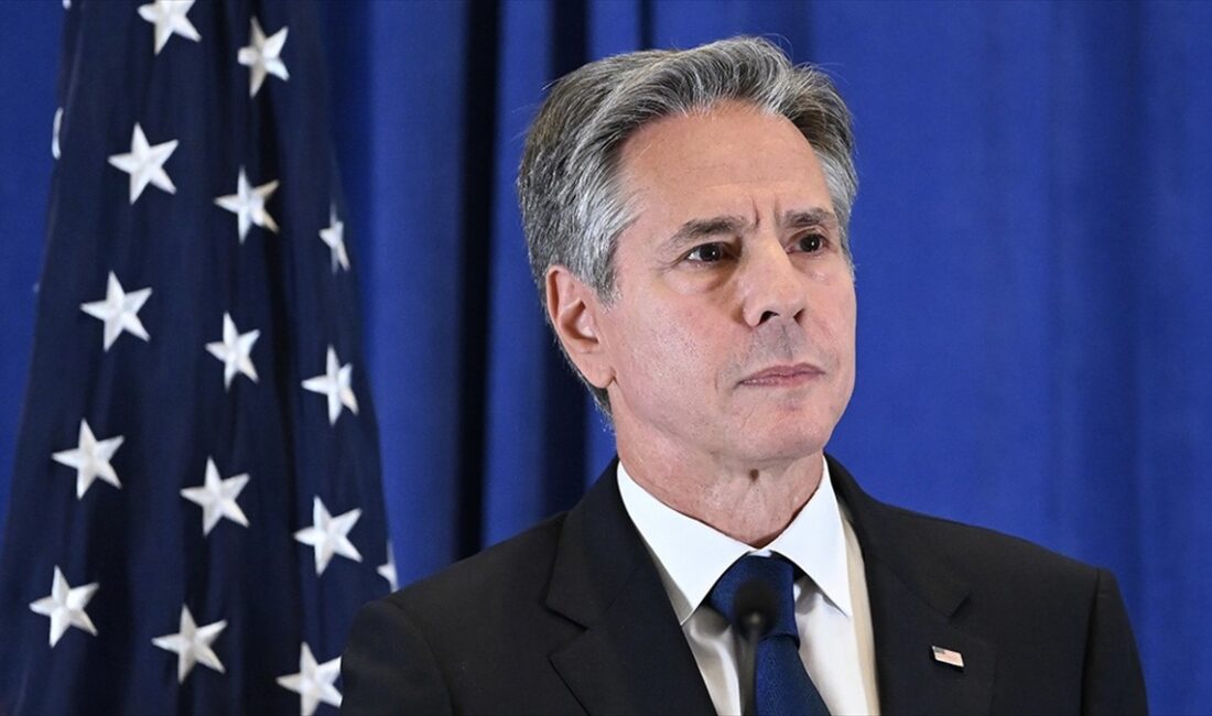 ABD Dışişleri Bakanı Antony Blinken'ın, İsrail Başbakanı Binyamin Netanyahu'nun ofisinden