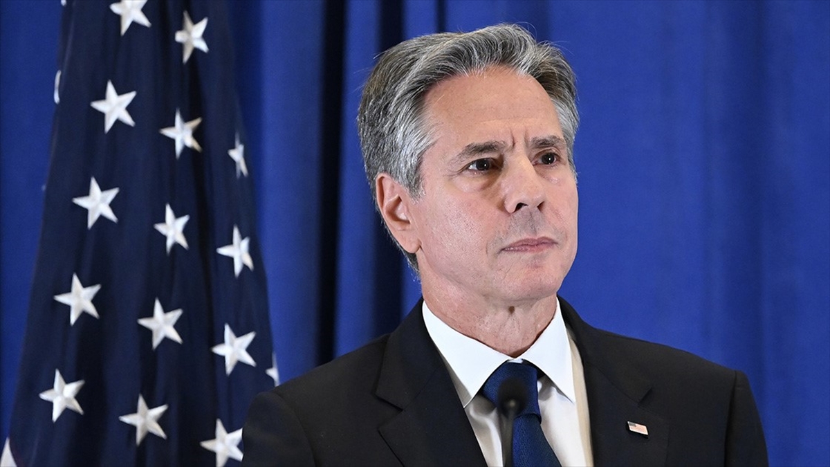 ABD Dışişleri Bakanı Antony Blinken'ın, İsrail Başbakanı Binyamin Netanyahu'nun ofisinden