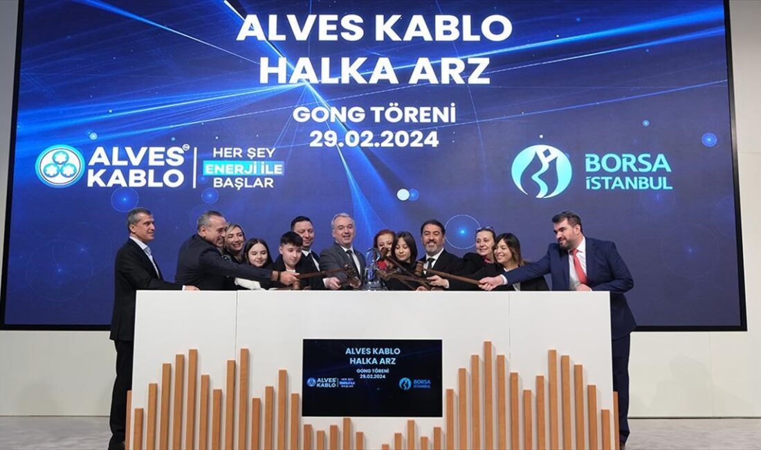 Alves Kablo, bugün düzenlenen gong töreninin ardından Borsa İstanbul'da işlem