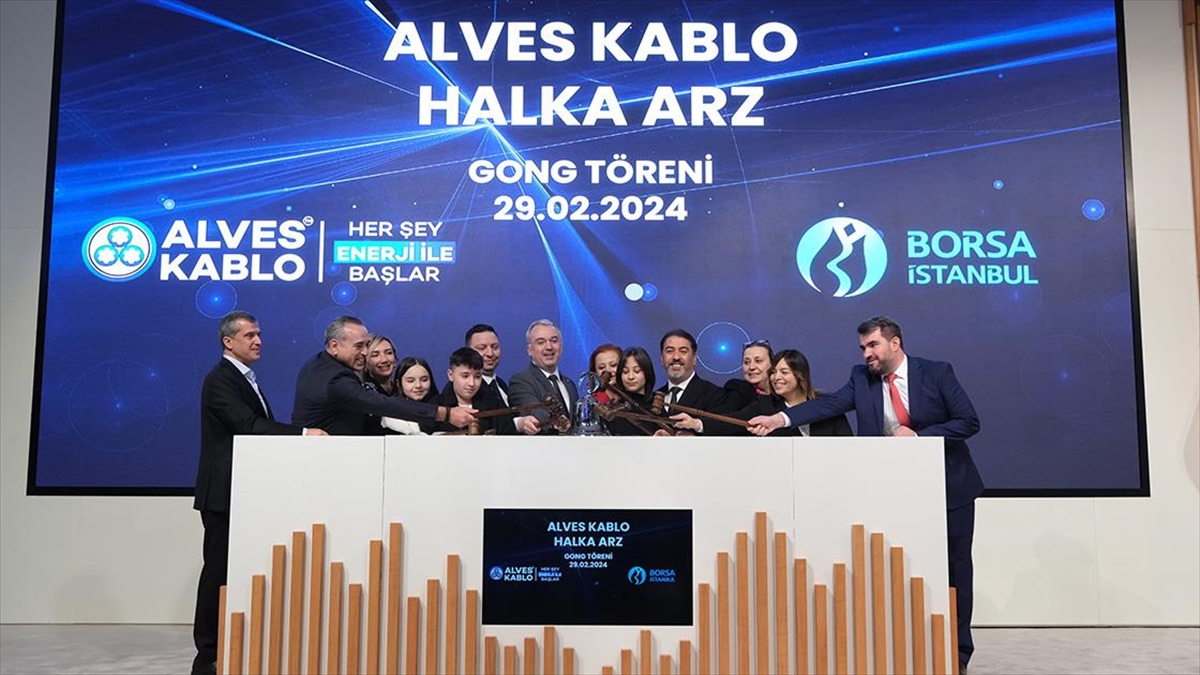 Alves Kablo, bugün düzenlenen gong töreninin ardından Borsa İstanbul'da işlem