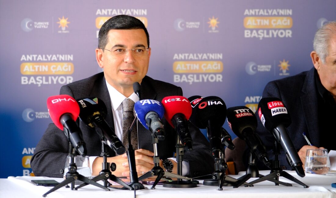 ANTALYA (AA) – Cumhur İttifakı'nın Antalya Büyükşehir Belediye Başkan Adayı