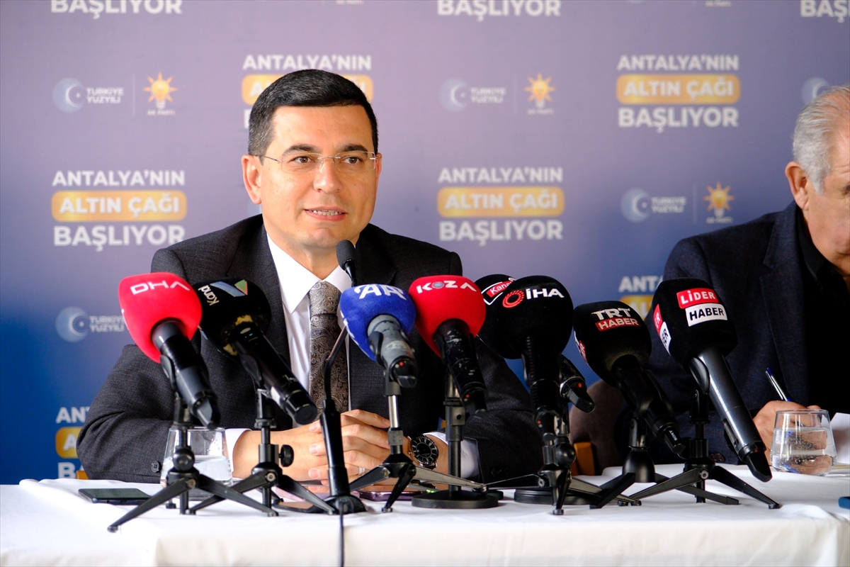 ANTALYA (AA) – Cumhur İttifakı'nın Antalya Büyükşehir Belediye Başkan Adayı