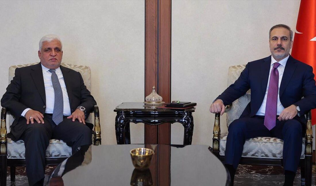 Dışişleri Bakanı Hakan Fidan, Haşdi Şabi Heyeti Başkanı Falih el-Feyyad