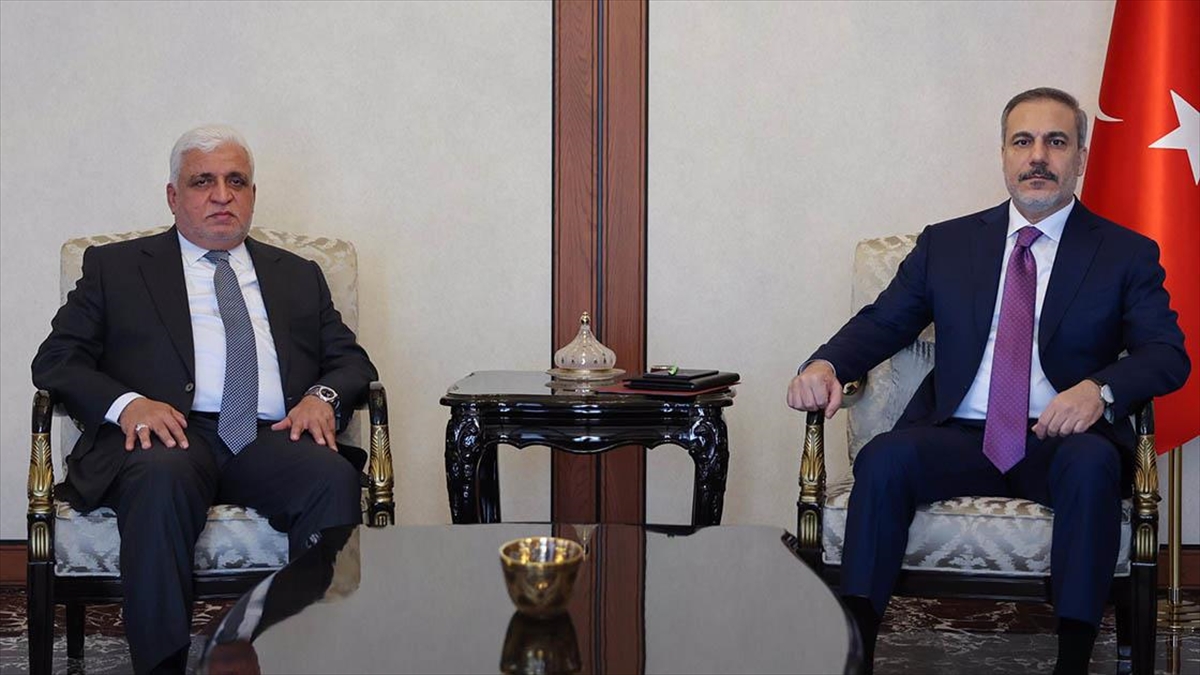 Dışişleri Bakanı Hakan Fidan, Haşdi Şabi Heyeti Başkanı Falih el-Feyyad