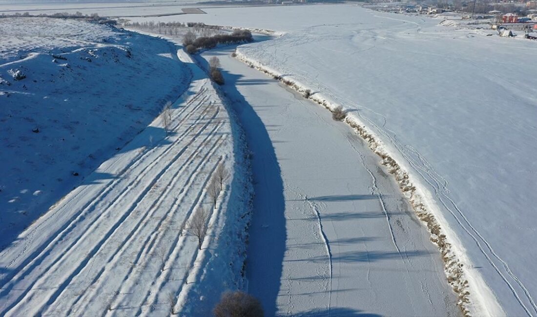 Erzurum, Ardahan, Ağrı, Kars ve Tunceli'de soğuk havanın etkisiyle akarsular