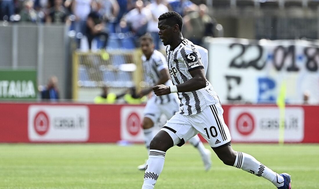 Doping testi pozitif çıkan İtalya ekibi Juventus'un Fransız futbolcusu Paul