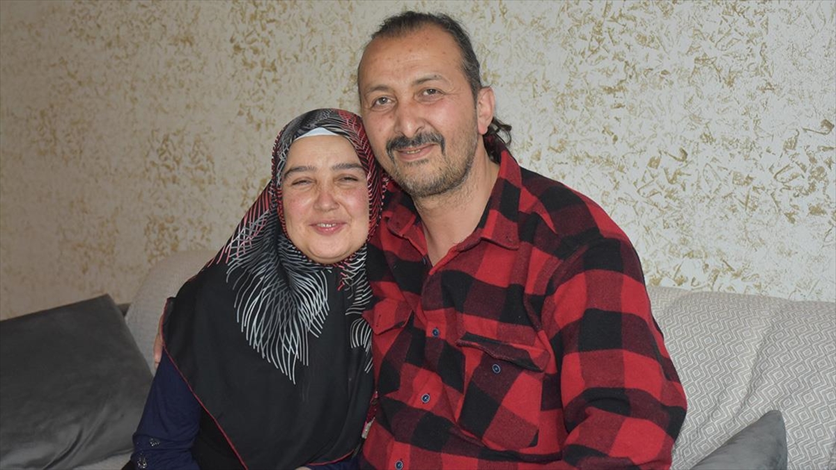 Kürtün ilçesinde 20 yıl önce hayatlarını birleştiren Rüstem ve Mülkinaz