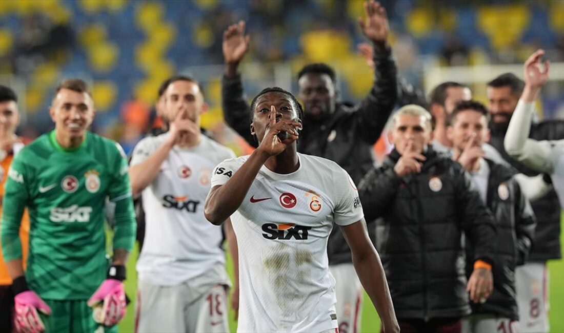 Galatasaray, Trendyol Süper Lig'in 26. haftasında MKE Ankaragücü'nü deplasmanda 3-0