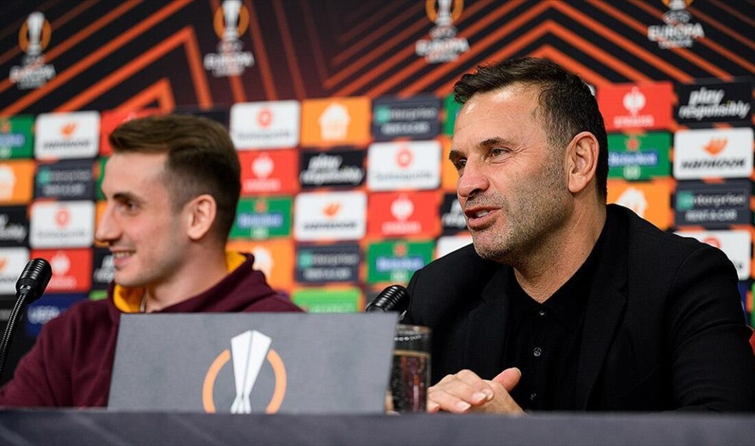 Galatasaray Teknik Direktörü Okan Buruk, UEFA Avrupa Ligi'nde yarın deplasmanda