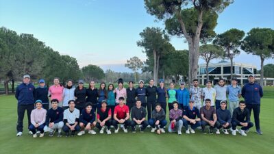 ANTALYA (AA) – Türkiye Golf Federasyonu (TGF) tarafından Antalya'da düzenlenen
