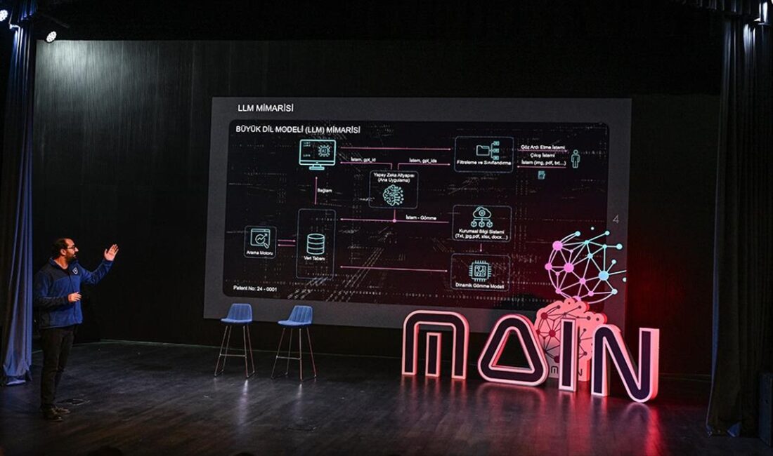 HAVELSAN'ın geliştirdiği yerli yapay zeka platformu "MAIN"in tanıtımı, şirketin Teknoloji