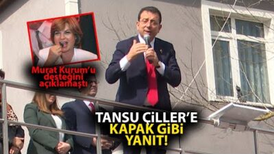 MURAT KURUM’dan TANSU ÇİLLER’e 13.000 m2 İMAR KIYAĞI.