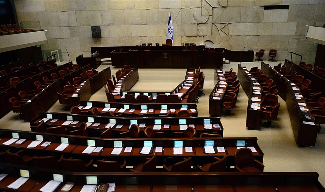 İsrail Meclisi (Knesset), uluslararası toplumun Filistin devletini tek taraflı olarak