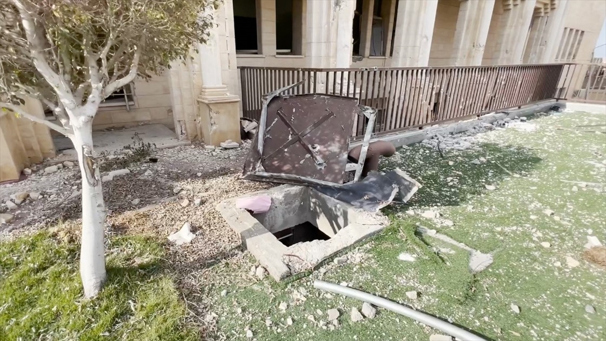 İsrail'in Hamas'a ait tünel olduğunu iddia ettiği Gazze'deki Şeyh Hamed