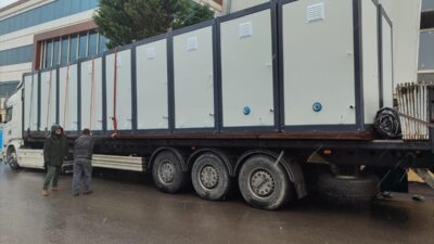 İSTANBUL (AA) – Karmod Kabin, deprem bölgesi için WC ve