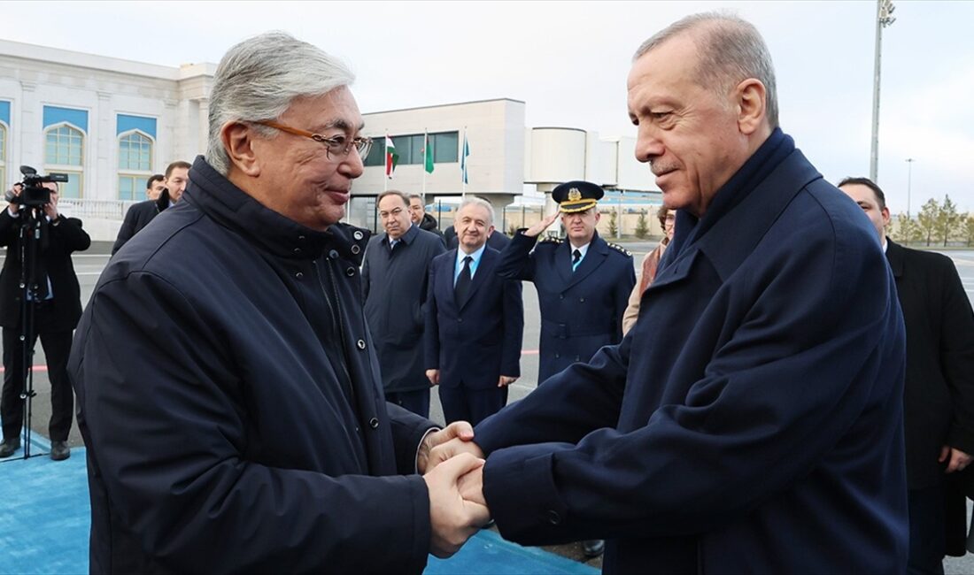 Kazakistan Cumhurbaşkanı Kasım Cömert Tokayev, Cumhurbaşkanı Recep Tayyip Erdoğan'la telefonda