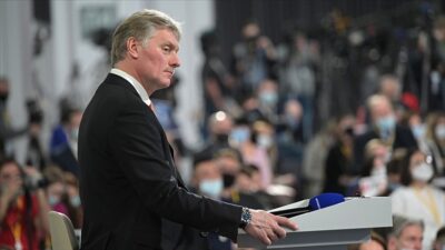 MOSKOVA (AA) – Kremlin S&ouml;zc&uuml;s&uuml; Dmitriy Peskov, başkent Moskova’da gazetecilere