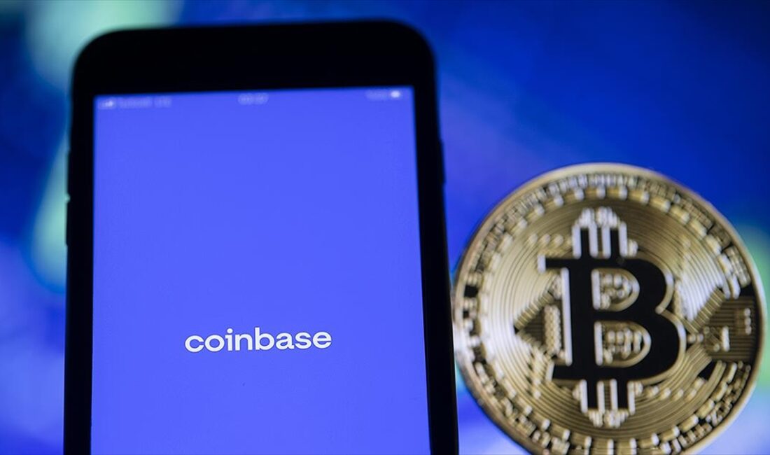 ABD'nin büyük kripto para borsası Coinbase'de, kripto para birimi Bitcoin'in