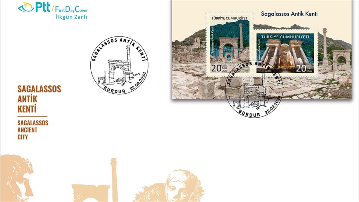 PTT AŞ, "Sagalassos Antik Kenti" konulu anma pulunu ve ilk