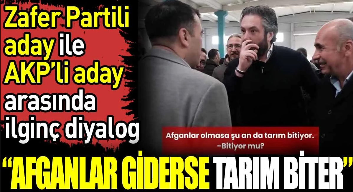 AKP Beylikova BB Adayı Vahit Kara:“Afganlar giderse tarım biter.”