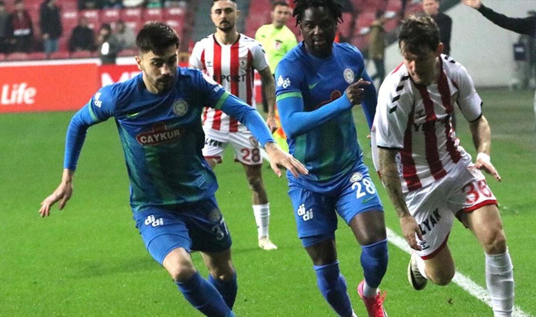 Trendyol Süper Lig'de 27. haftanın açılış maçında Yılport Samsunspor, sahasında
