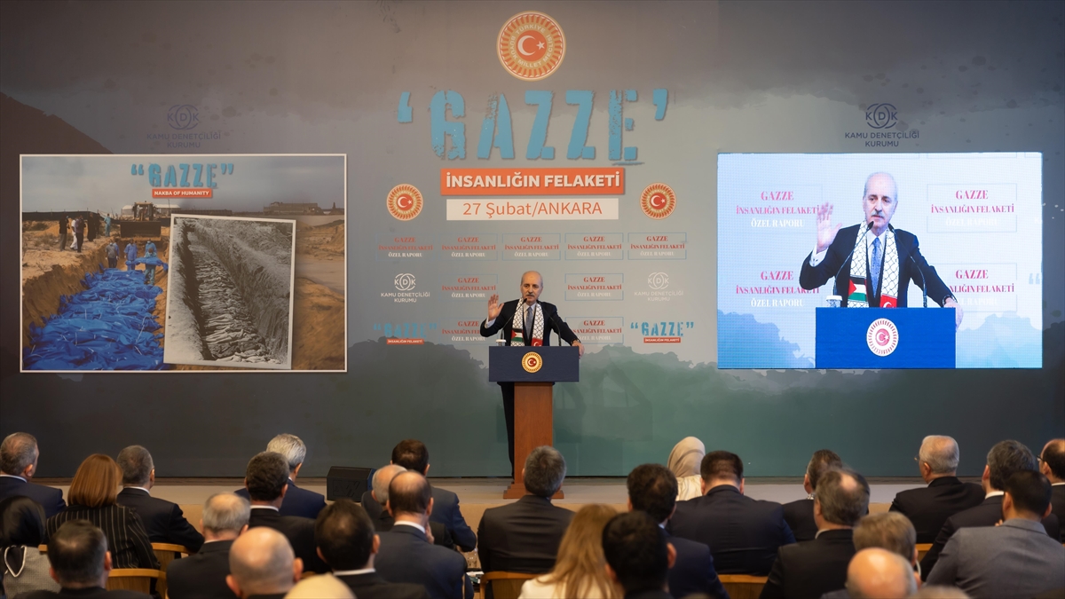 TBMM Başkanı Kurtulmuş, "Zalimler, kuvözlerde ölen bebekleri purolarını içerek izleyebilirler.