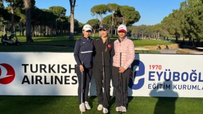 ANTALYA (AA) – Türkiye Golf Federasyonu tarafından düzenlenen TGF Türkiye