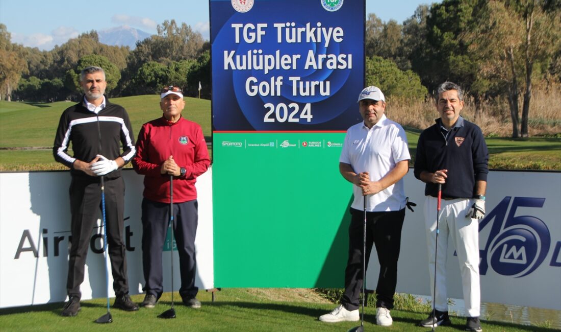 ANTALYA (AA) – Türkiye Golf Federasyonu tarafından bu yıl üçüncüsü
