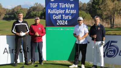 ANTALYA (AA) – Türkiye Golf Federasyonu tarafından bu yıl üçüncüsü