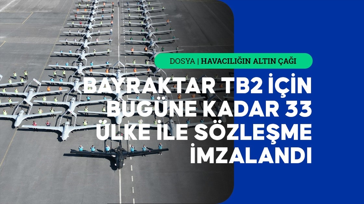 Türk savunma sanayisi ürünü Bayraktar TB2 silahlı insansız hava aracı