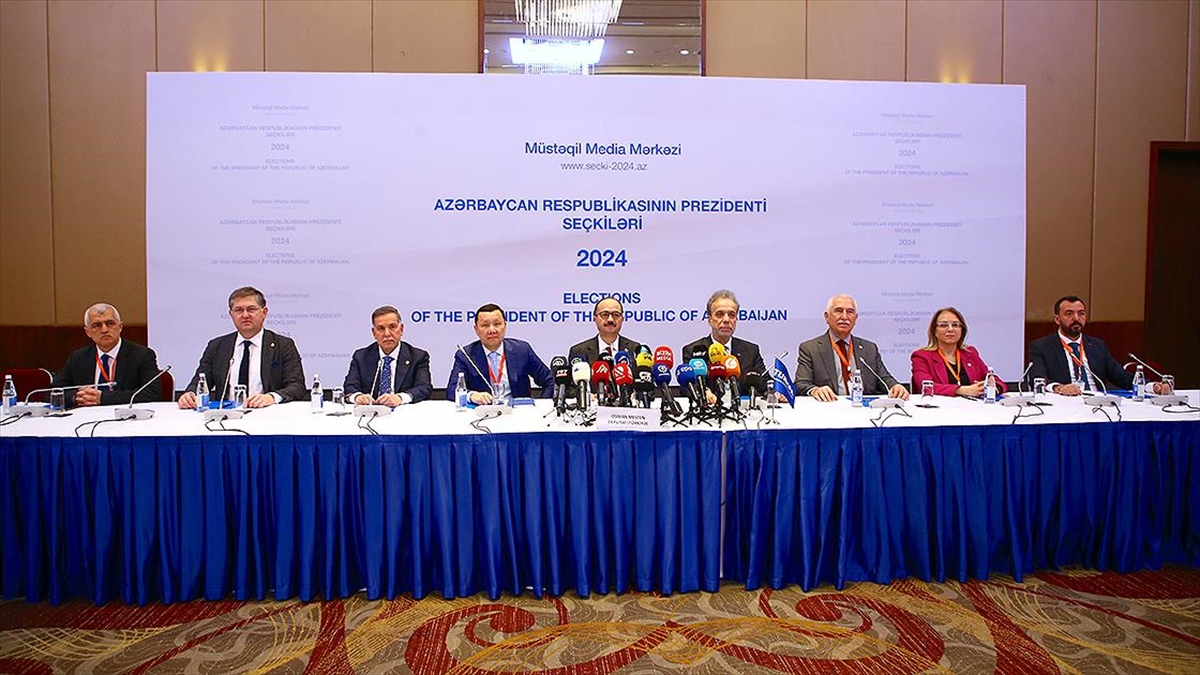 Azerbaycan'da dün yapılan cumhurbaşkanı seçimini izleyen uluslararası gözlemciler, seçimin "şeffaf