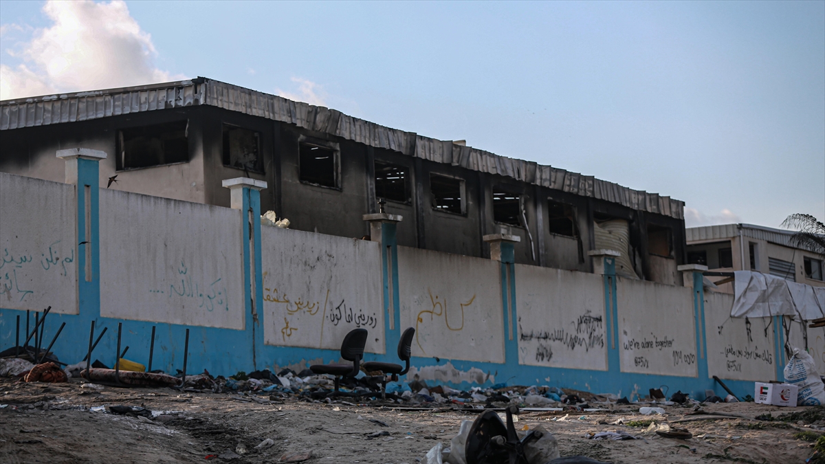 UNRWA, 7 Ekim’den bu yana Filistinlilerin de sığındığı Gazze’deki UNRWA
