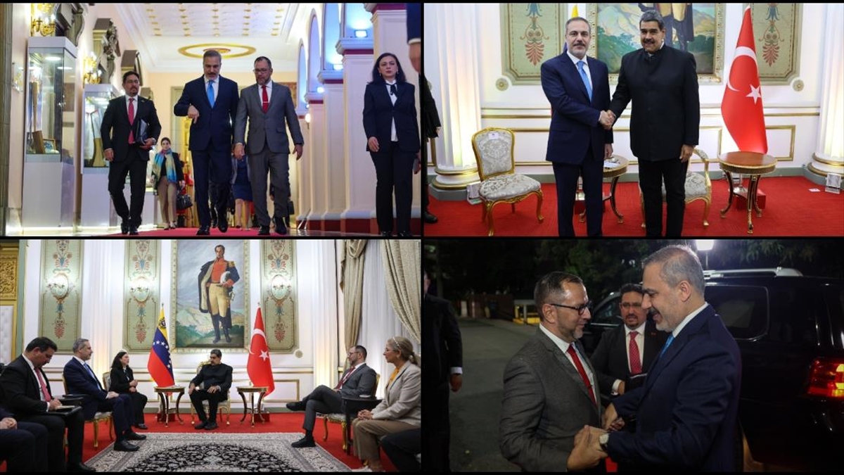 Venezuela'yı ziyaret eden Dışişleri Bakanı Hakan Fidan, Venezuela Dışişleri Bakanı