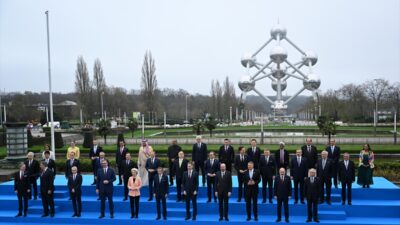 Belçika Başbakanı Alexander De Croo, "İlk Nükleer Enerji Zirvesi, 300'den