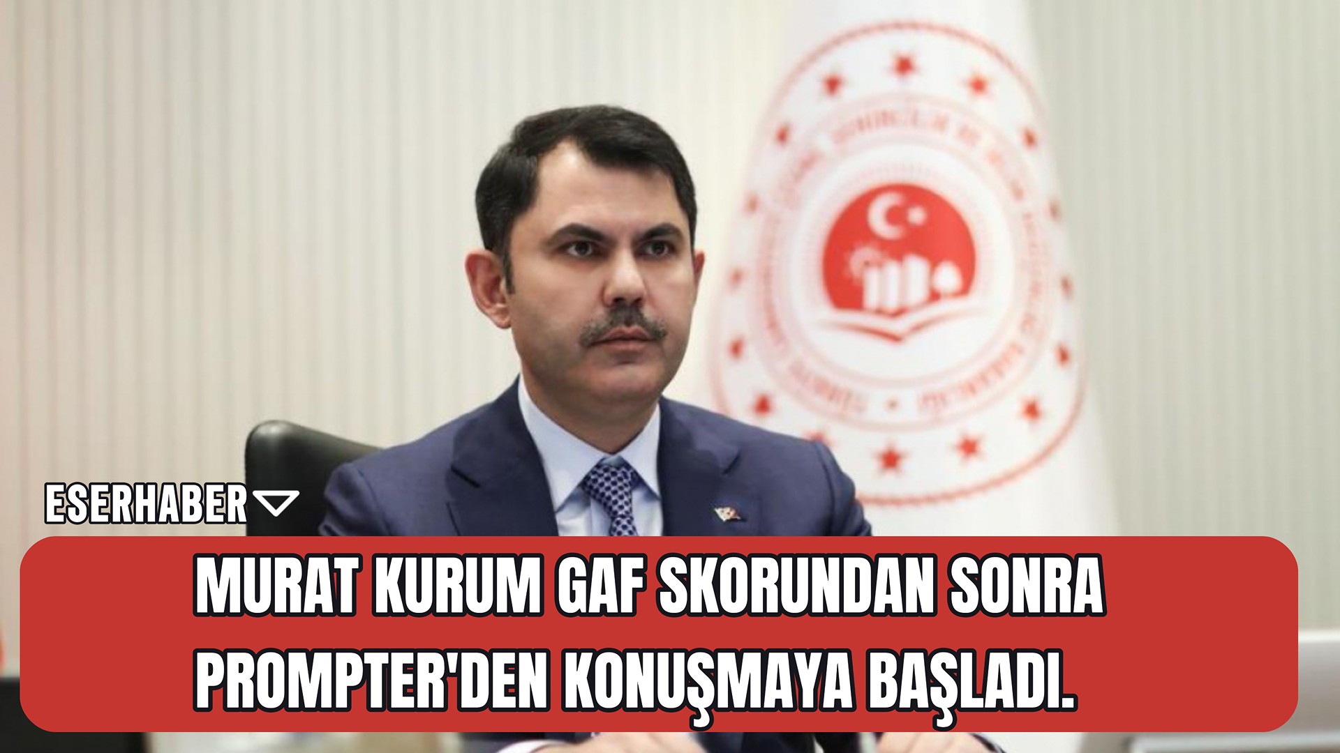 Yaptığı gaflarla gündem olan AKP’nin İstanbul adayı Murat Kurum konuşmalarında prompter kullanmaya başladı.