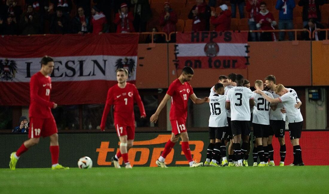 Avusturya ile deplasmanda oynadığı hazırlık maçını 6-1 kaybeden A Milli