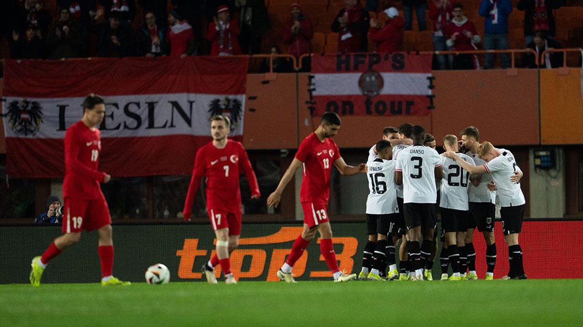 Avusturya ile deplasmanda oynadığı hazırlık maçını 6-1 kaybeden A Milli
