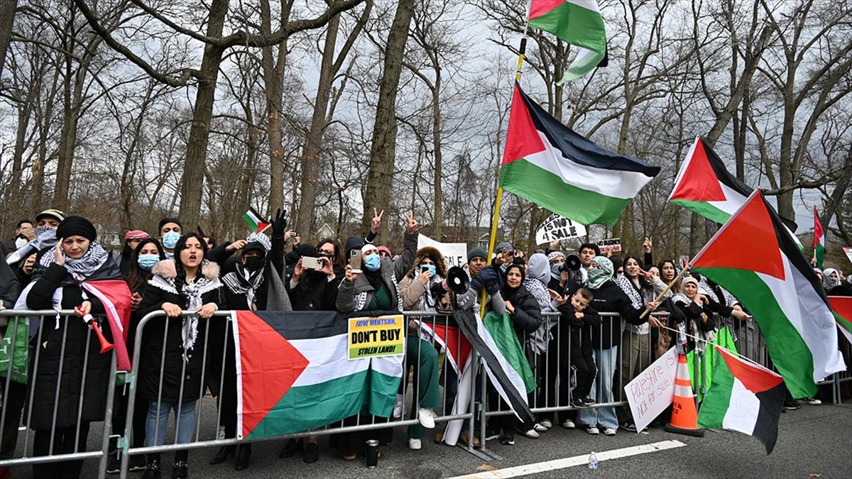 ABD'nin New Jersey eyaletindeki bir sinagogda, Batı Şeria ve Doğu