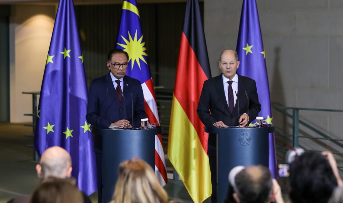 BERLIN (AA) – Scholz, Almanya’nın başkenti Berlin’de, İbrahim ile yaptığı