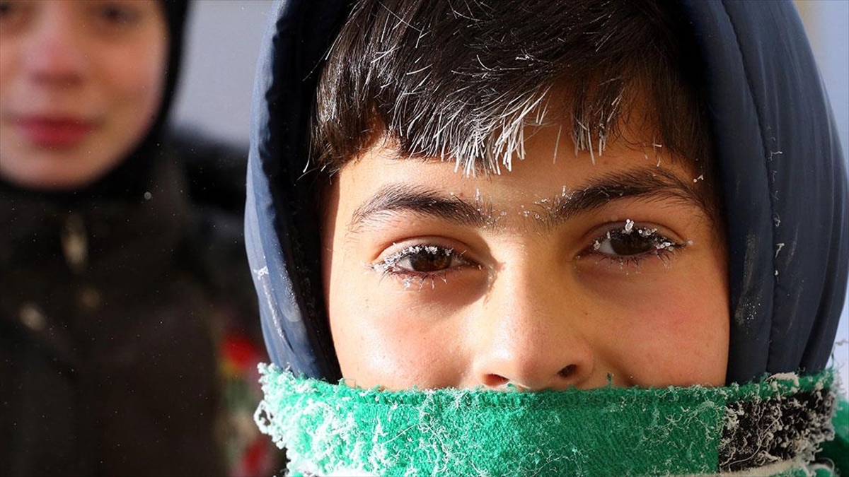 Ardahan'ın Göle ilçesinde gece en düşük hava sıcaklığı sıfırın altında