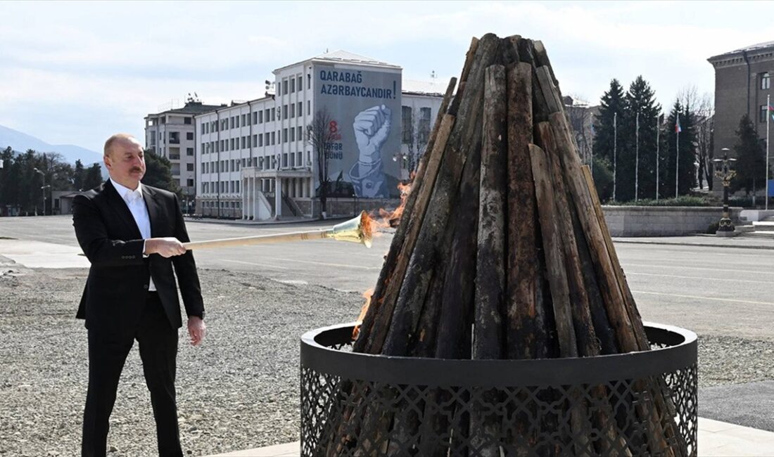 Azerbaycan Cumhurbaşkanı İlham Aliyev, Karabağ'daki işgalci rejimin bir zamanlar "başkent"