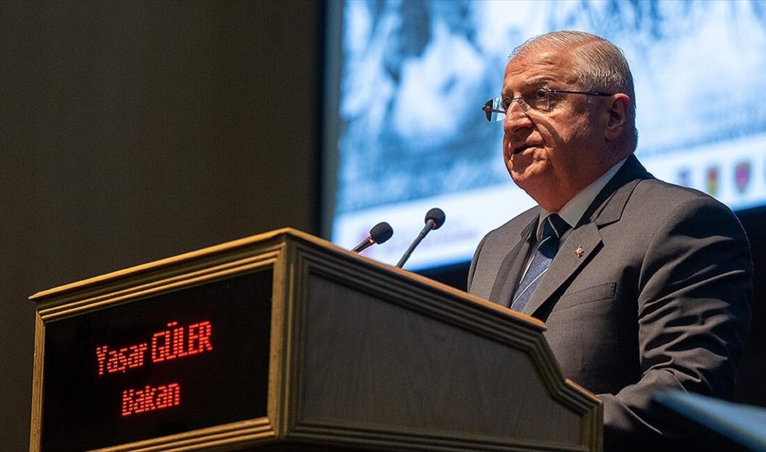 Milli Savunma Bakanı Güler, "Geçmişte yürütülen sınırlı hedefli ve süreli