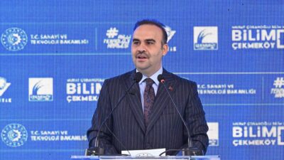 Sanayi ve Teknoloji Bakanı Mehmet Fatih Kacır, "Yaklaşık bir ay